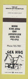 Matchbook Cover - Sea Hag Restaurant
