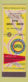 Matchbook Cover - Down Town Motel Salt Lake City UT
