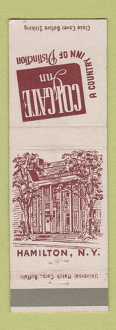 Matchbook Cover - Colgate Inn Hamilton NY