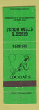 Matchbook Cover - Cisco's Steak House Bakersfield CA girlie