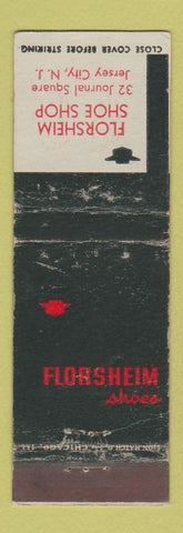 Matchbook Cover - Florsheim Shoes Jersey City NJ WORN