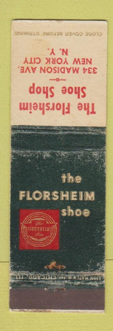 Matchbook Cover - Florsheim Shoes New York City WORN