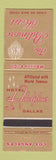 Matchbook Cover - Biltmore Hotel Los Angeles CA Adolphus Dallas TX WEAR
