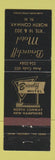 Matchbook Cover - Briarcliff Motel North Conway NH