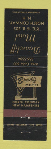 Matchbook Cover - Briarcliff Motel North Conway NH