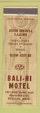 Matchbook Cover - Bali Hi Motel Richland WA Smitty's Pancake House