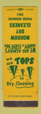Matchbook Cover - Morrow Dry Cleaners Morrow WEAR