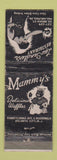 Matchbook Cover - Lew Tendler's Philadelphia PA Mammy's Atlantic City NJ WORN