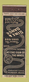 Matchbook Cover - Wagon Wheels Restaurant Peabody MA WORN