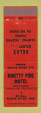Matchbook Cover - Knotty Pine Motel Union oil gas Rogue River OR low phone #