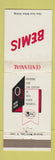Matchbook Cover - Bemis 1958 WEAR