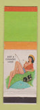 Matchbook Cover - pinup BLANK WEAR