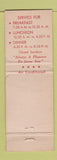 Matchbook Cover - Cup n Saucer Cottage New York City WEAR