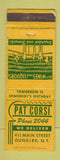 Matchbook Cover - Pat Corsi Liquors Dunkirk NY
