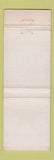 Matchbook Cover - Celebrity Lounge Baltimore MD WEAR