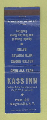 Matchbook Cover - Kass Inn Margaretville NY