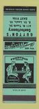 Matchbook Cover - Guyton's Confectionery East St Louis IL SAMPLE