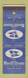 Matchbook Cover - Merrill Stevens Dry Dock Yacht Brokers Miami FL