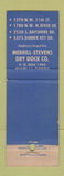 Matchbook Cover - Merrill Stevens Dry Dock Yacht Brokers Miami FL