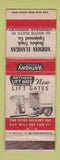 Matchbook Cover - Norman Flanigan Anthony Lift Gates Louisville KY WEAR