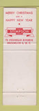 Matchbook Cover - Stimpson Brooklyn NY Christmas