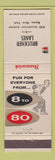 Matchbook Cover - Bruckner Lanes Brunswick Bowling Bronx NY New York City