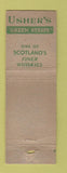 Matchbook Cover - Usher's Scotch Whisky Whiskey Garneau NYC WORN
