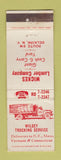 Matchbook Cover - Wilsey Trucking SERvice Selkirk NY Wickes Lumber WEAR