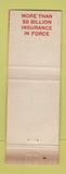 Matchbook Cover - WL Pool Lincoln Insurance Norfolk VA Abraham