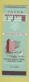Matchbook Cover - Monte Carlo Hotel Miami Beach FL SAMPLE