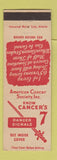 Matchbook Cover - American Cancer Society Birmingham AL