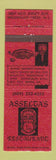 Matchbook Cover - Asselta's Restaurant Wildwood Crest NJ Italian