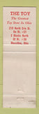 Matchbook Cover - The Toy store Massillon OH Christmas WEAR