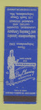 Matchbook Cover - Independence Laundry Cleaning Independence MO low phone #