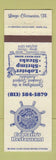 Matchbook Cover - Captain's Restaurant Largo Clearwater FL