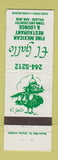 Matchbook Cover - El gAllo Mexican Restaurant San Jose CA WORN