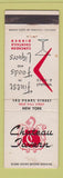 Matchbook Cover - Chateau Tavern New York City WEAR