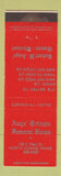 Matchbook Cover - Auge Pringle Funeral Home North Adams MA