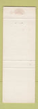 Matchbook Cover - Auge Pringle Funeral Home North Adams MA