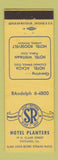 Matchbook Cover - Hotel Planters Chicago IL