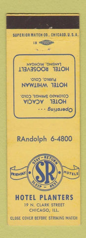 Matchbook Cover - Hotel Planters Chicago IL