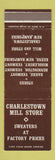Matchbook Cover - Charlestown Mill Store Sweaters NH