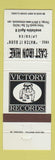 Matchbook Cover - Cast Iron Hike Album Victory Records Chicago IL