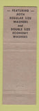 Matchbook Cover - Adams St Washerette Laundry