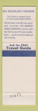 Matchbook Cover - Wittwer's Coral Hills Motel St George UT Best Western