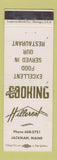 Matchbook Cover - Hillcrest H otel Jackman ME