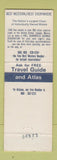 Matchbook Cover - Wittwer's Coral Hills Motel St George UT Best Western
