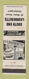Matchbook Cover - South End Laundry Newburyport MA