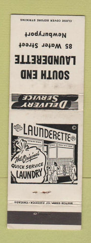 Matchbook Cover - South End Laundry Newburyport MA