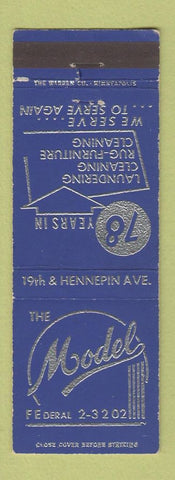 Matchbook Cover - Model Laundry Minneapolis MN